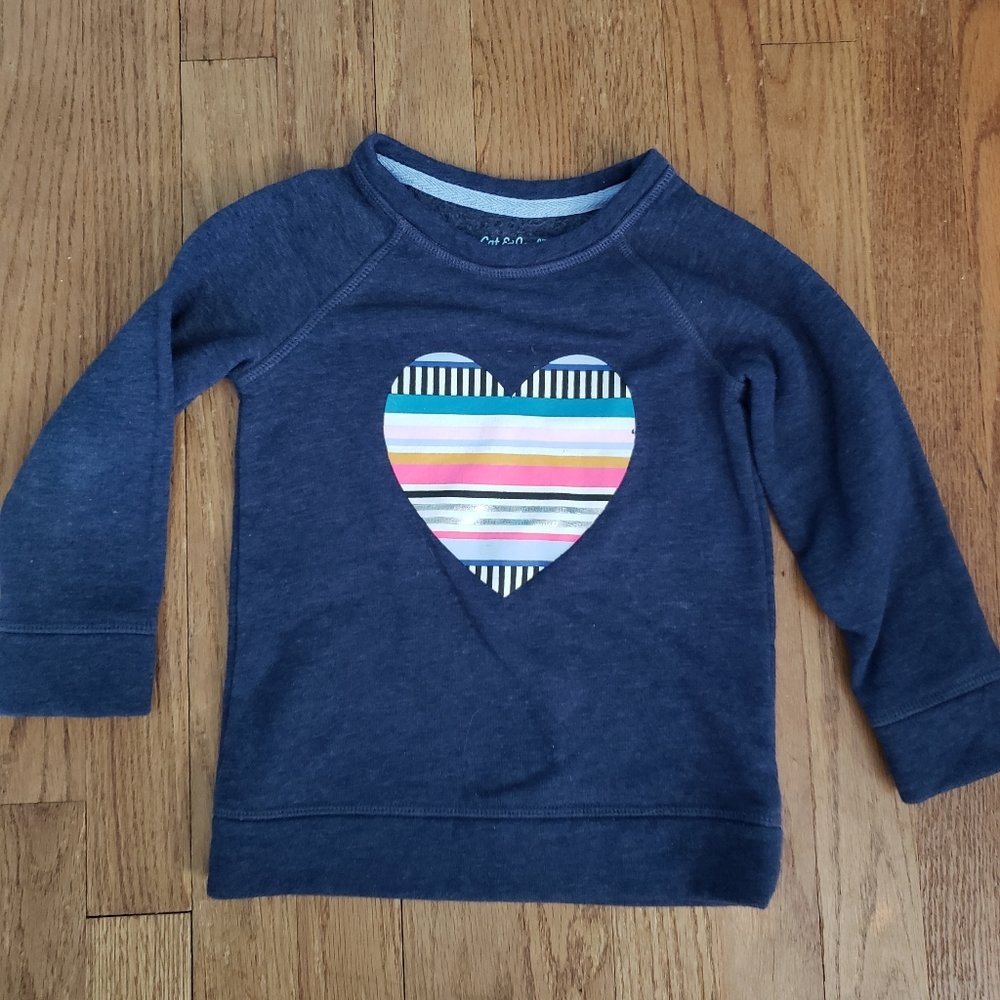 Cat & Jack Heart Sweatshirt